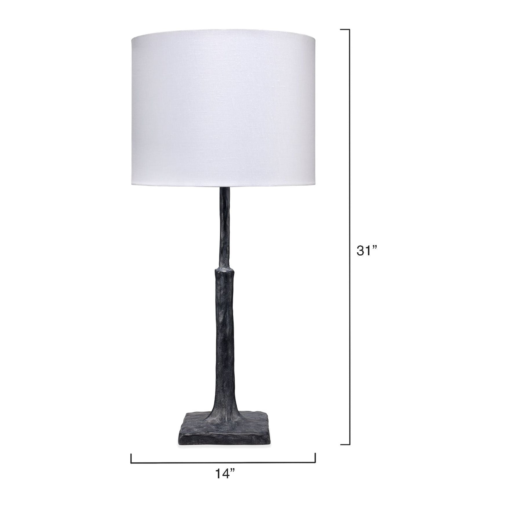 Humble Table Lamp with Linen Shade by Jamie Young