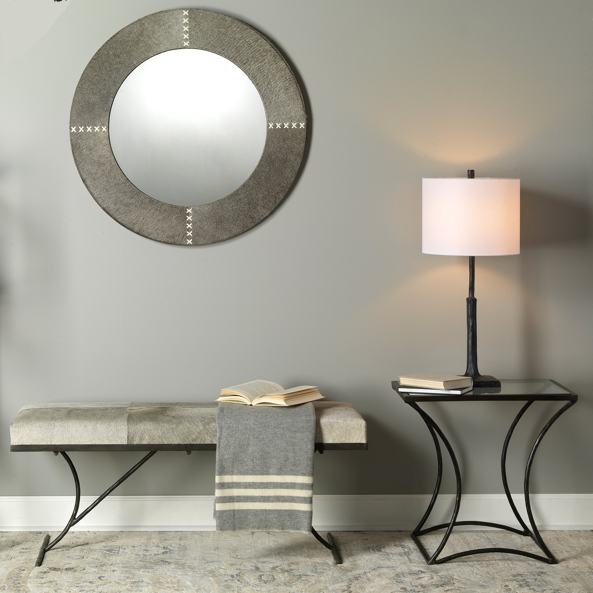 Humble Table Lamp with Linen Shade by Jamie Young
