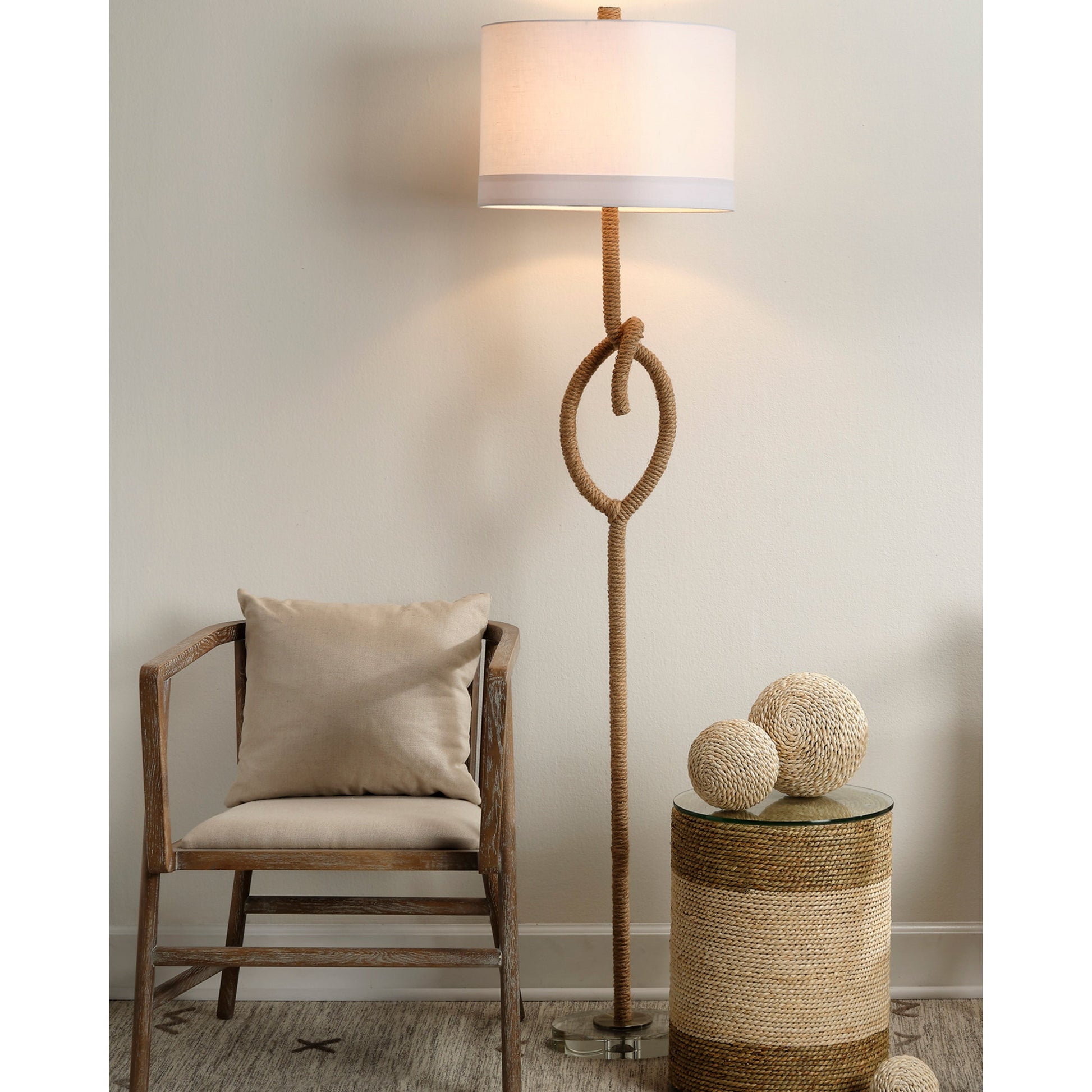 Knot Rope Floor Lamp by Jamie Young