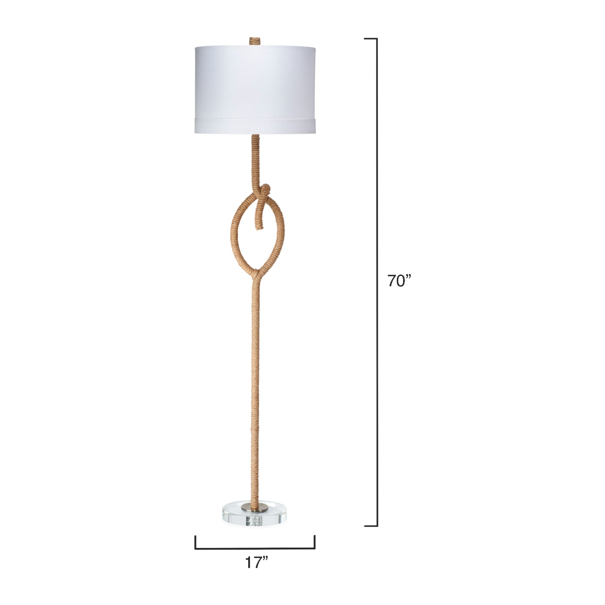 Knot Rope Floor Lamp by Jamie Young