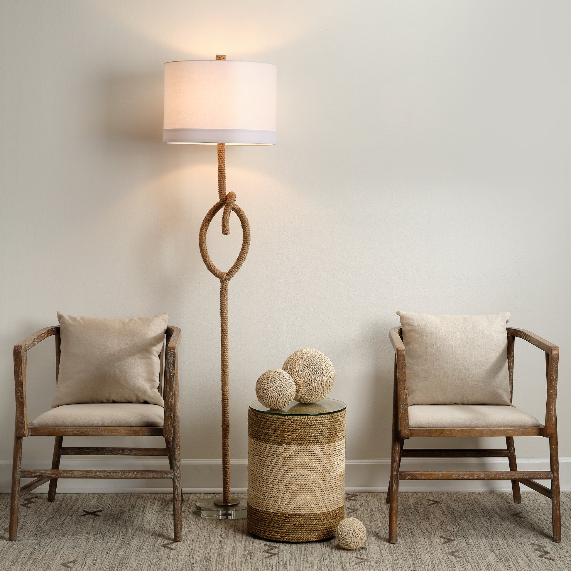 Knot Rope Floor Lamp by Jamie Young