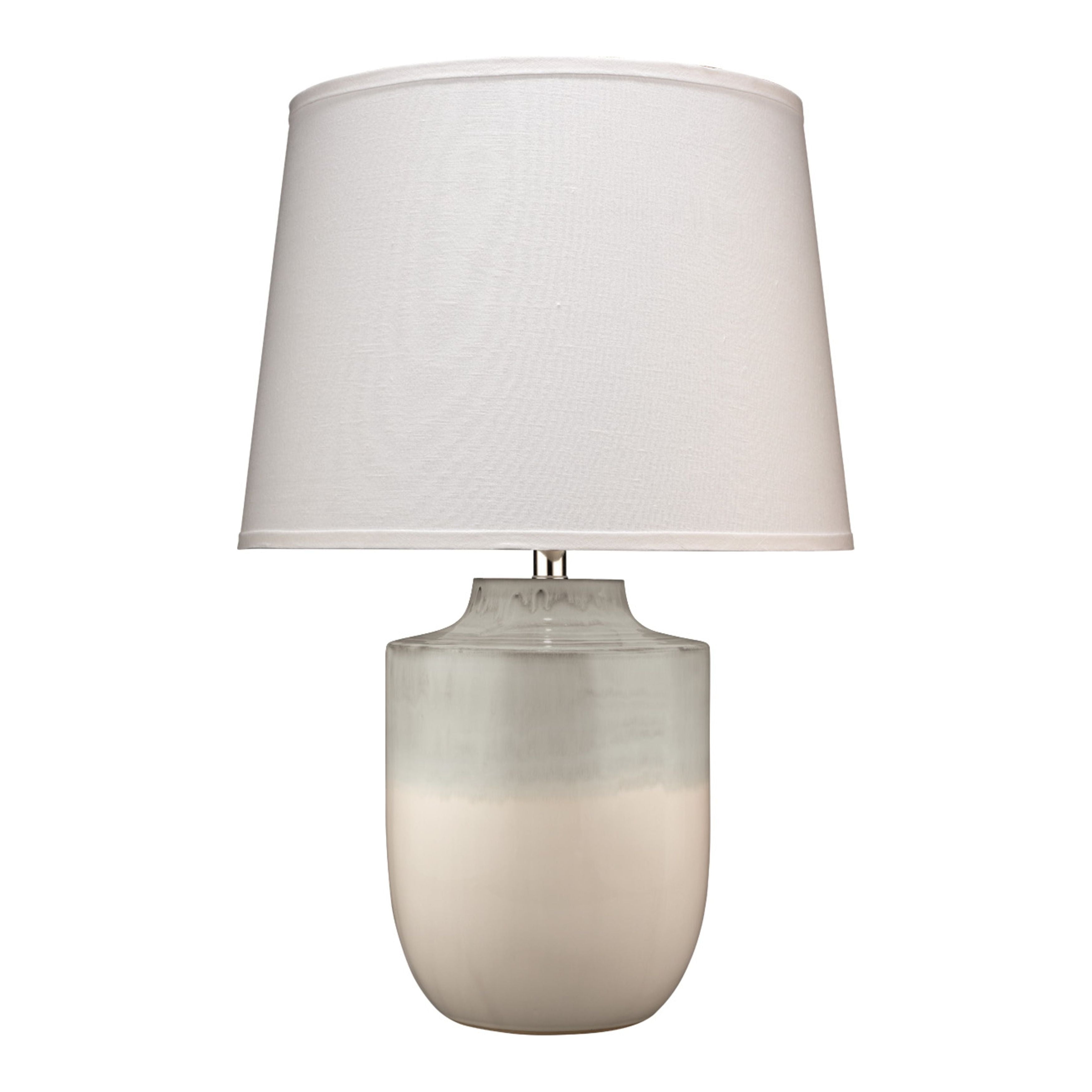 Lagoon Ceramic Table Lamp with Linen Shade by Jamie Young