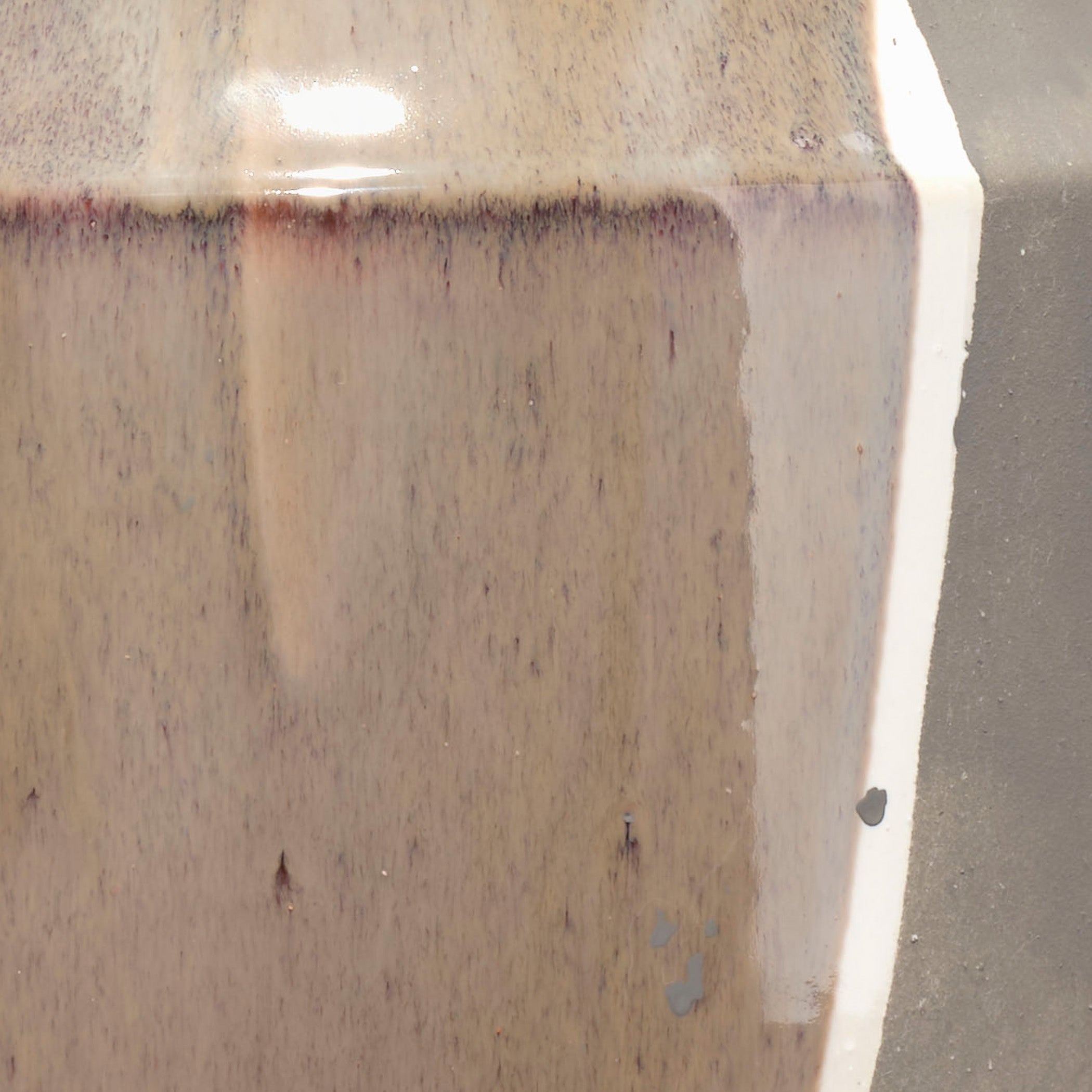 Landslide Ceramic Table Lamp with Linen Shade by Jamie Young
