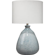 Levi Ceramic Table Lamp with Linen Shade by Jamie Young