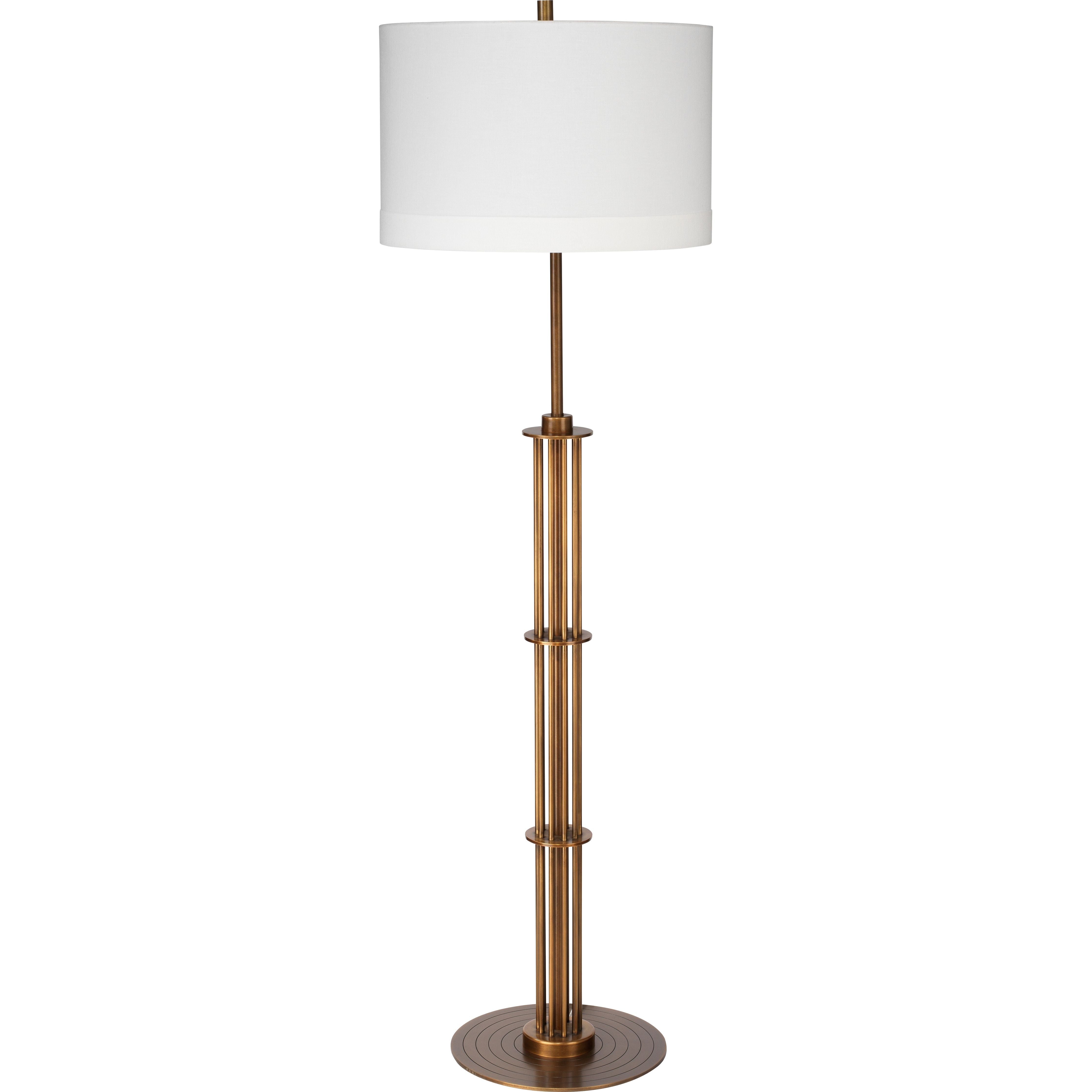 Marcus Floor Lamp, Brass by Jamie Young