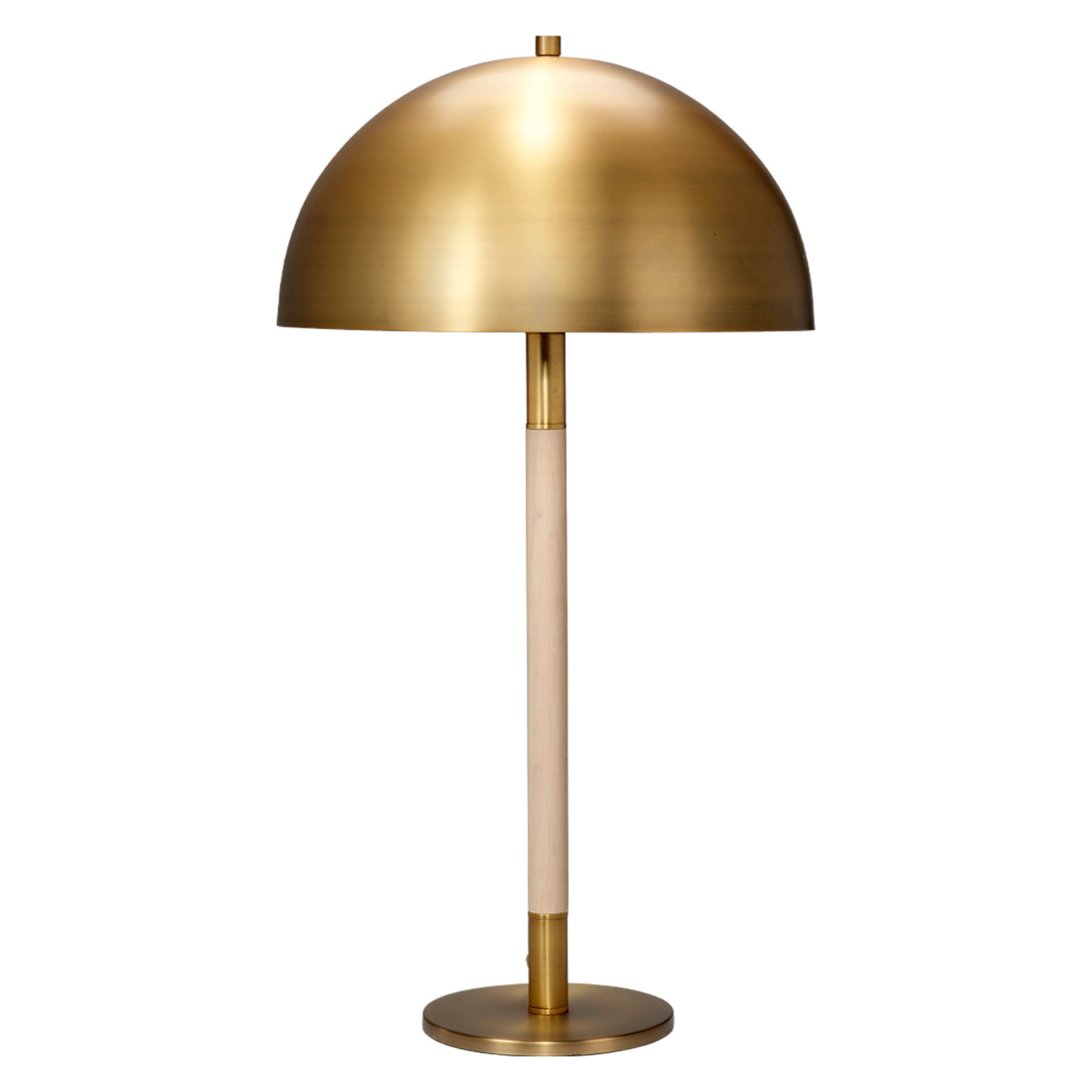 Merlin Wood and Metal Table Lamp by Jamie Young