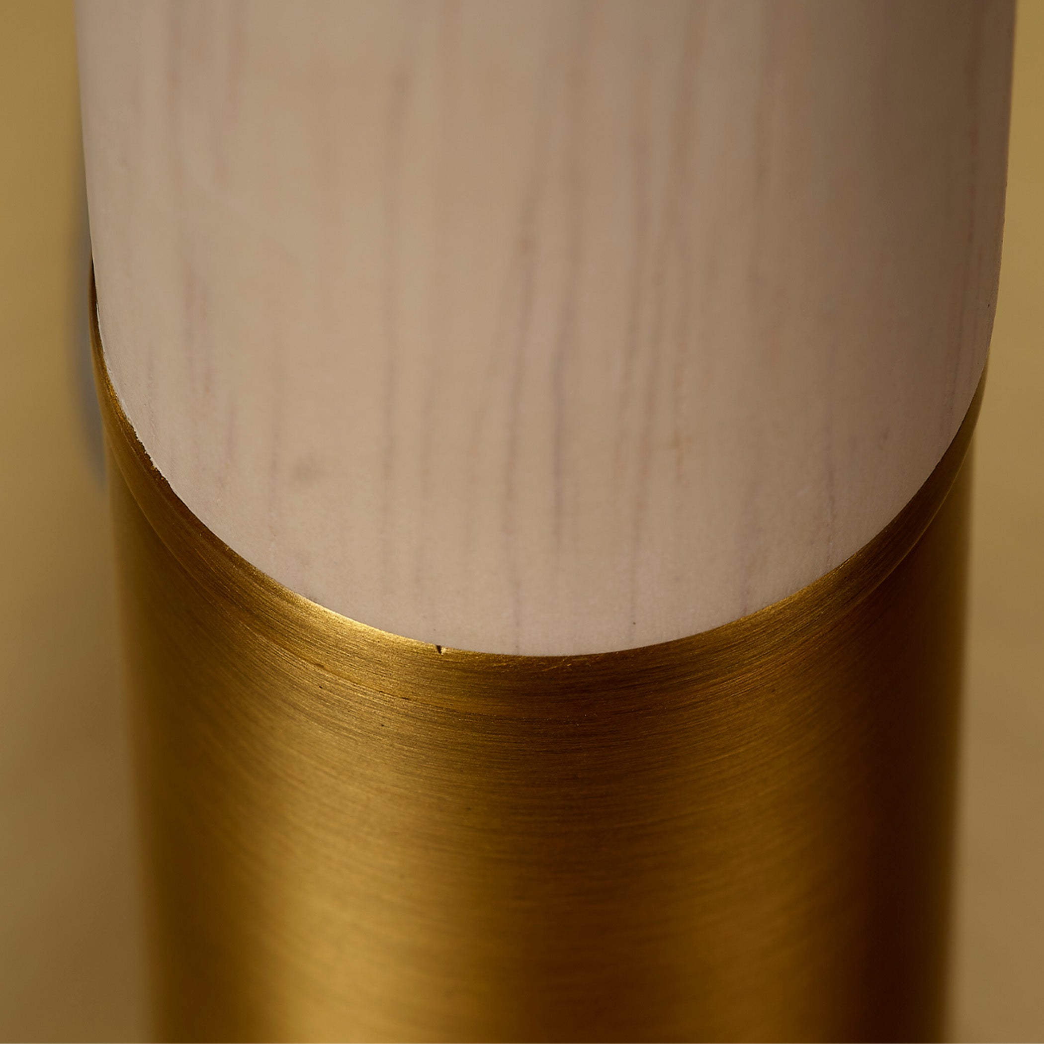 Morgana Wood and Metal Table Lamp with Raffia Shade by Jamie Young