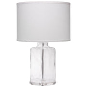 Napa Glass Table Lamp with Linen Shade by Jamie Young