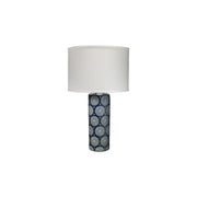 Neva Ceramic Table Lamp with Linen Shade by Jamie Young