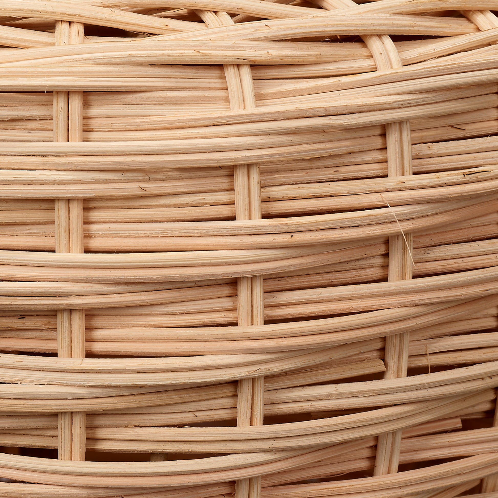 Portobello Rattan Table Lamp with Linen Shade by Jamie Young