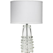 Tall Ribbon Blown-Glass Table Lamp with Linen Shade by Jamie Young