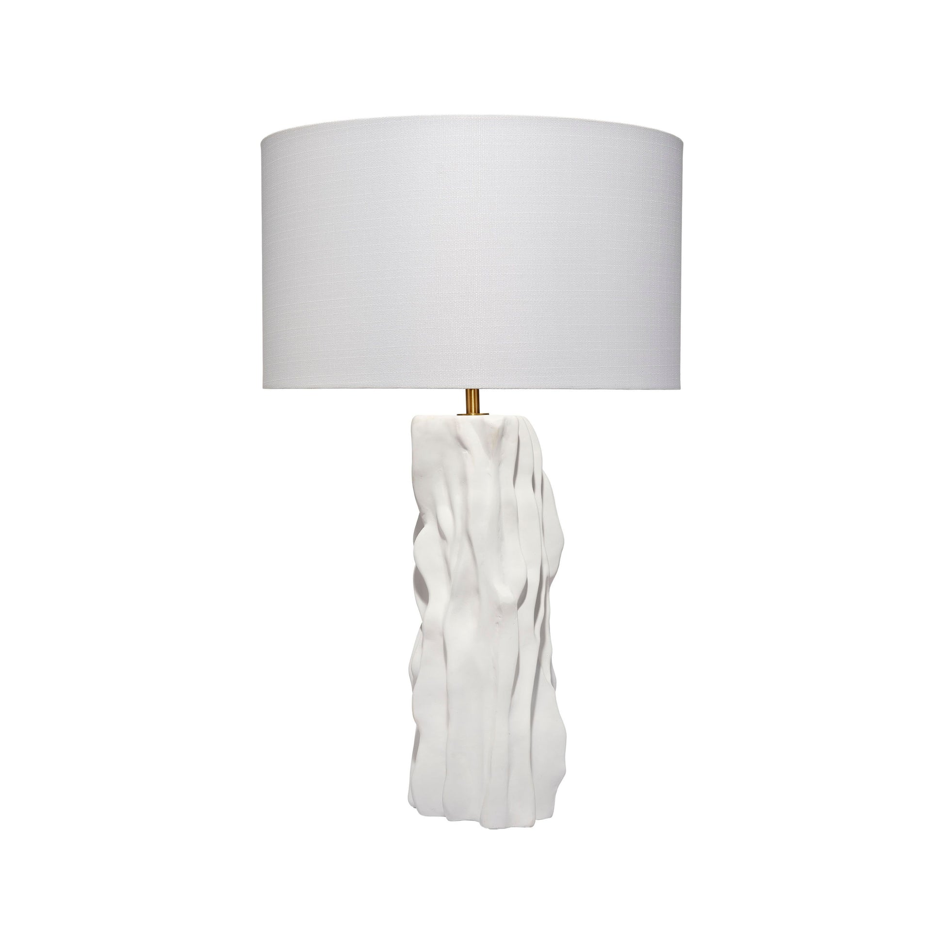 Sweetwood Ceramid Table Lamp with Linen Shade by Jamie Young