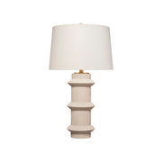 Trousdale Polyresin Table Lamp with Linen Shade by Jamie Young