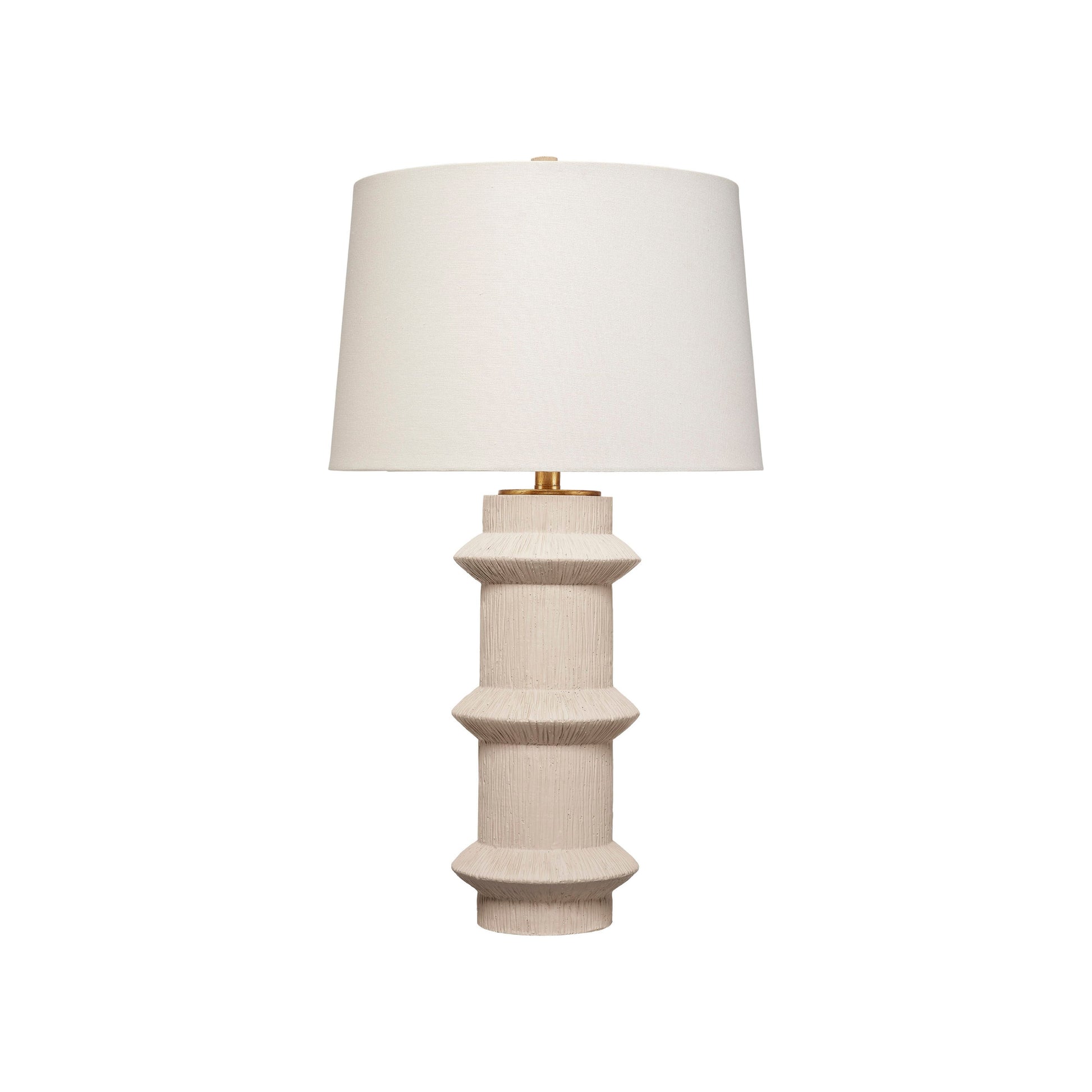 Trousdale Polyresin Table Lamp with Linen Shade by Jamie Young