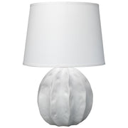 Urchin Ceramic Table Lamp with Linen Shade by Jamie Young