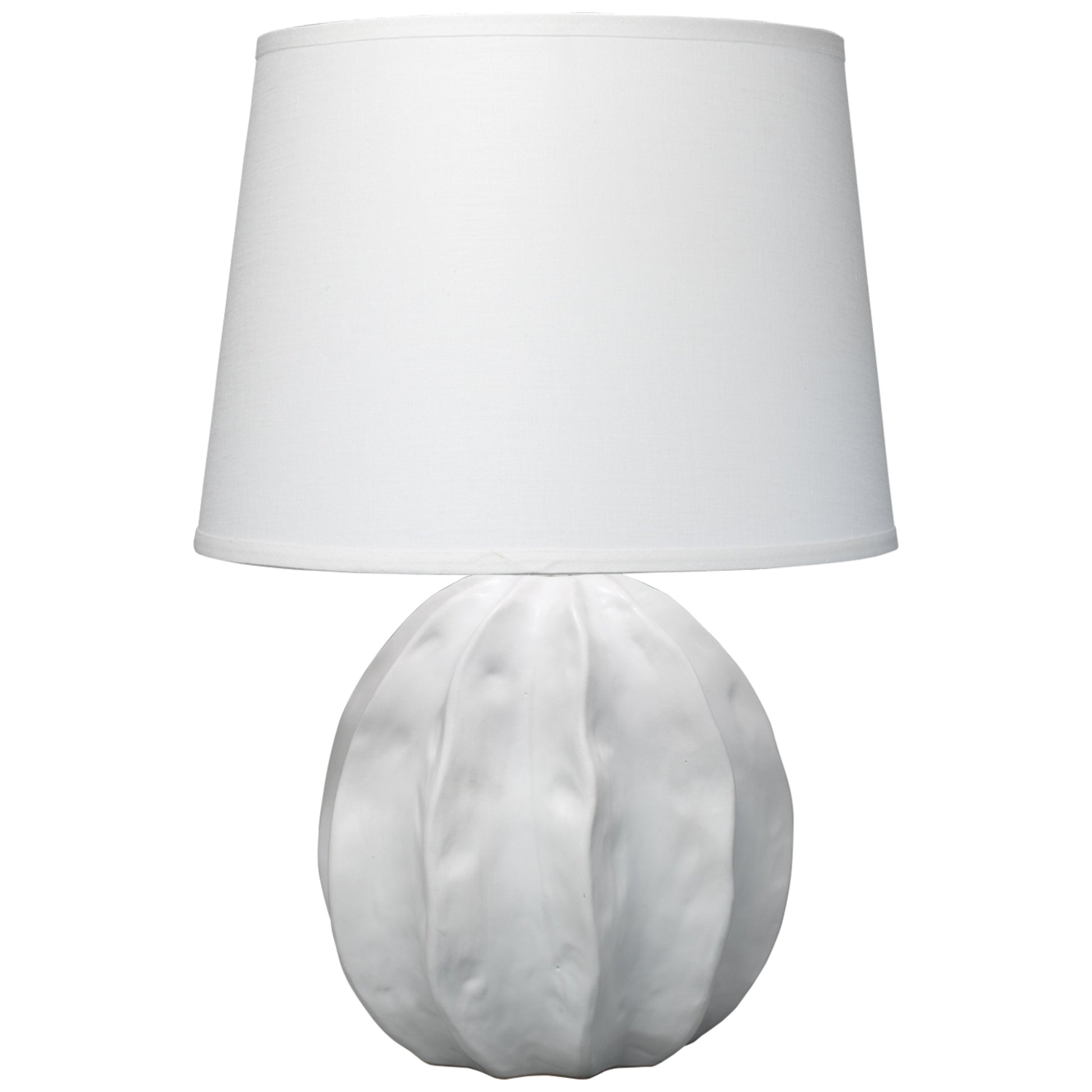 Urchin Ceramic Table Lamp with Linen Shade by Jamie Young