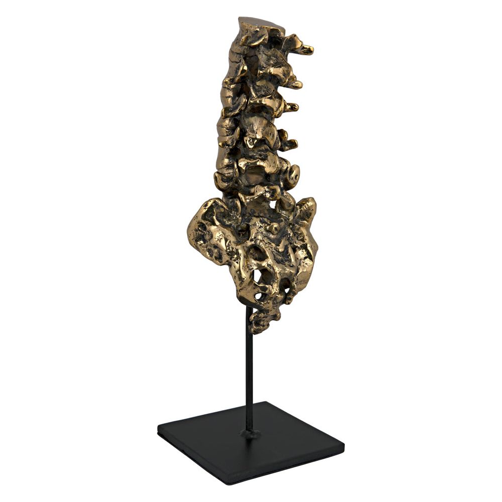 Vertebrae, Brass and Iron by NOIR