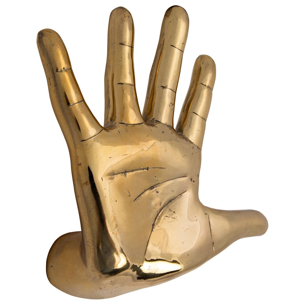 Hand On The Wall, Brass by NOIR