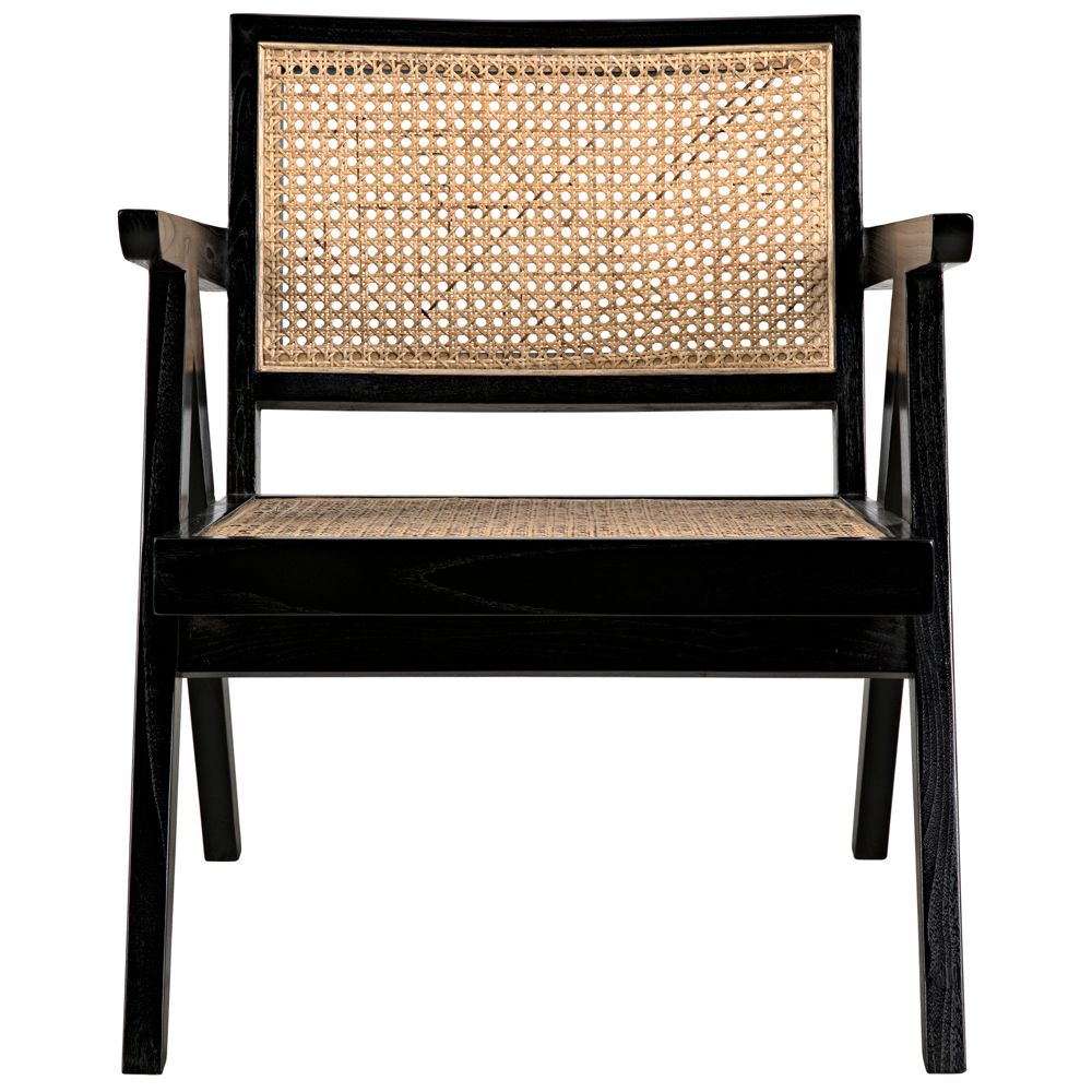 James Relax Chair, Charcoal Black by NOIR