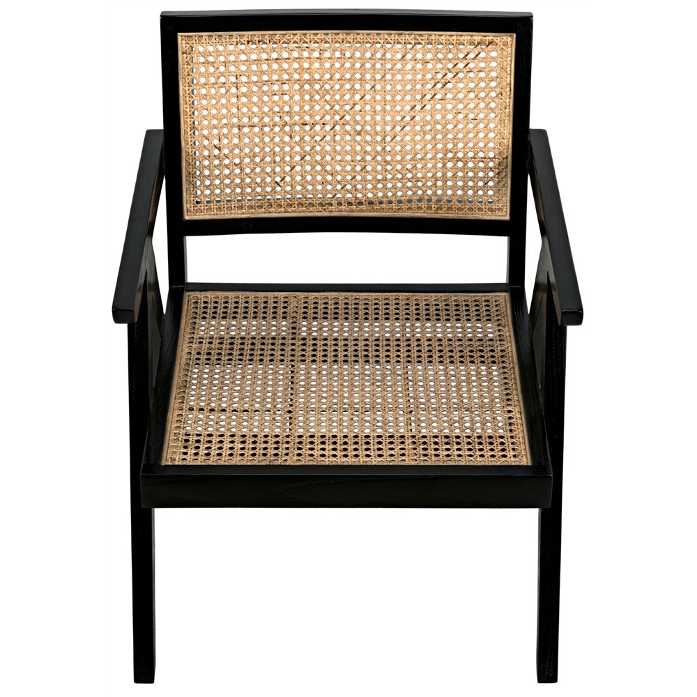 James Relax Chair, Charcoal Black by NOIR