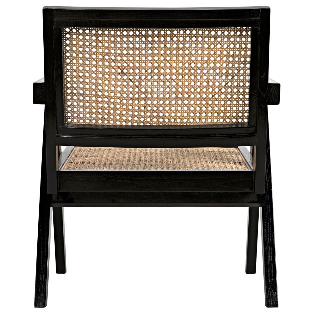 James Relax Chair, Charcoal Black by NOIR