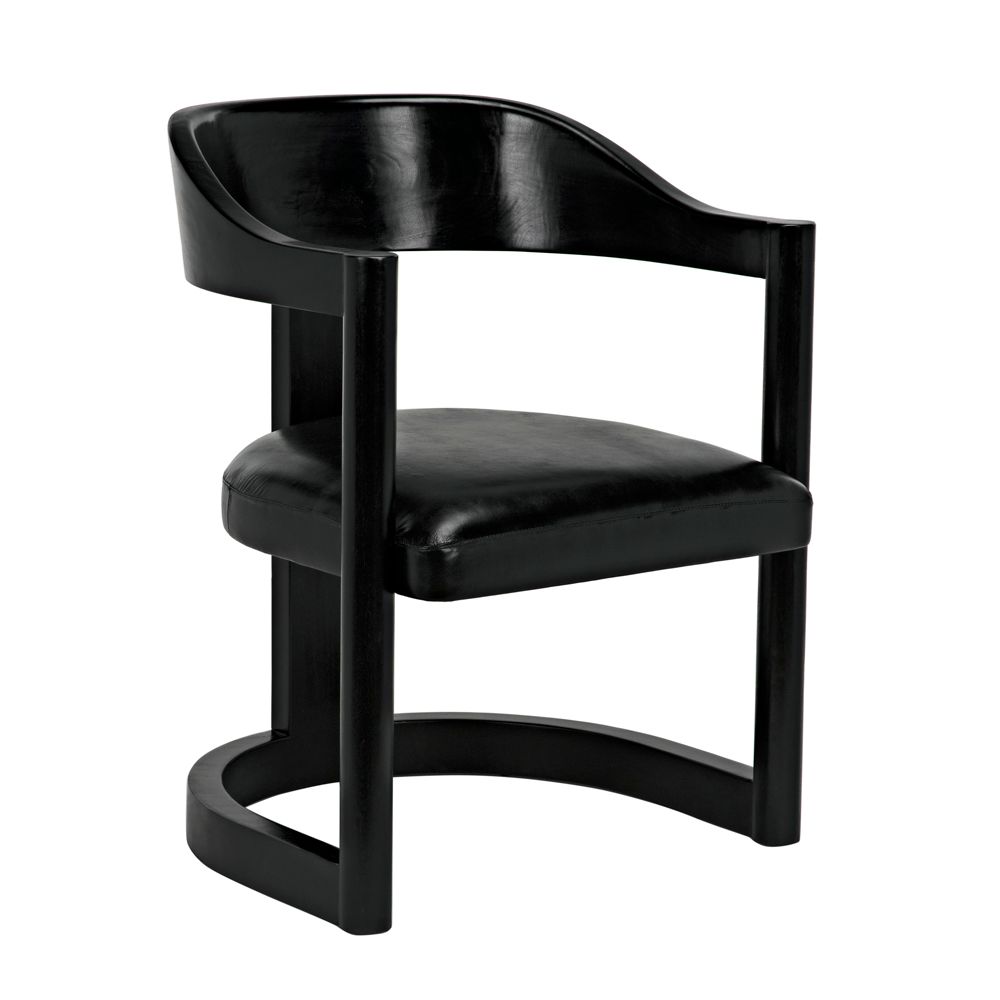 Mccormick Chair, Charcoal Black by NOIR