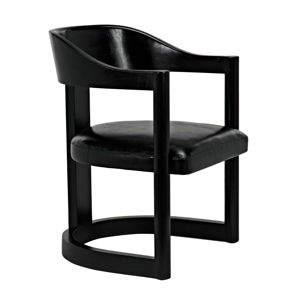 Mccormick Chair, Charcoal Black by NOIR