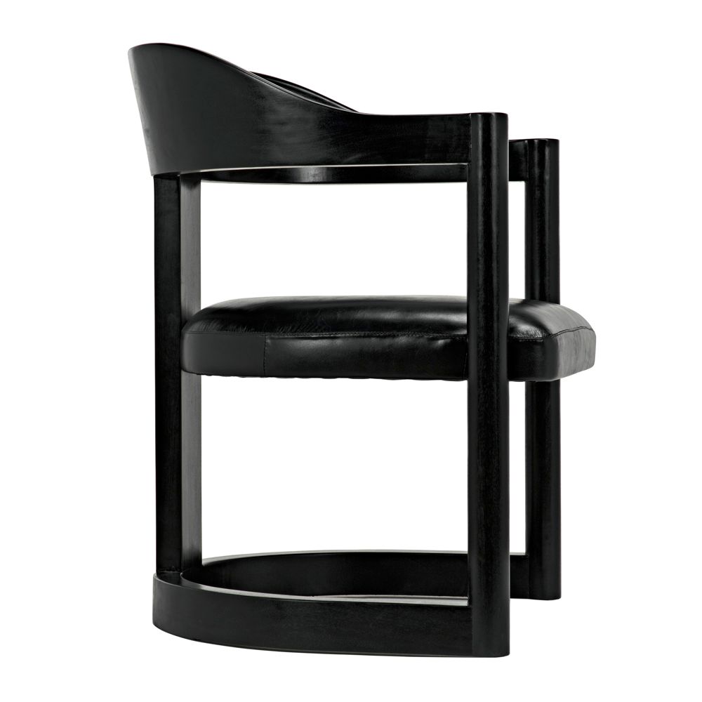 Mccormick Chair, Charcoal Black by NOIR