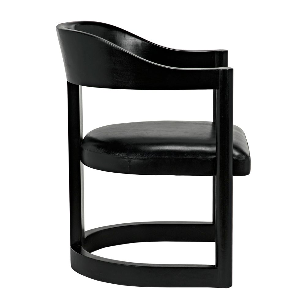 Mccormick Chair, Charcoal Black by NOIR