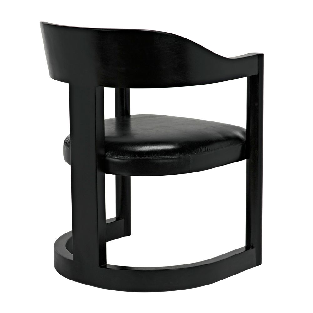 Mccormick Chair, Charcoal Black by NOIR