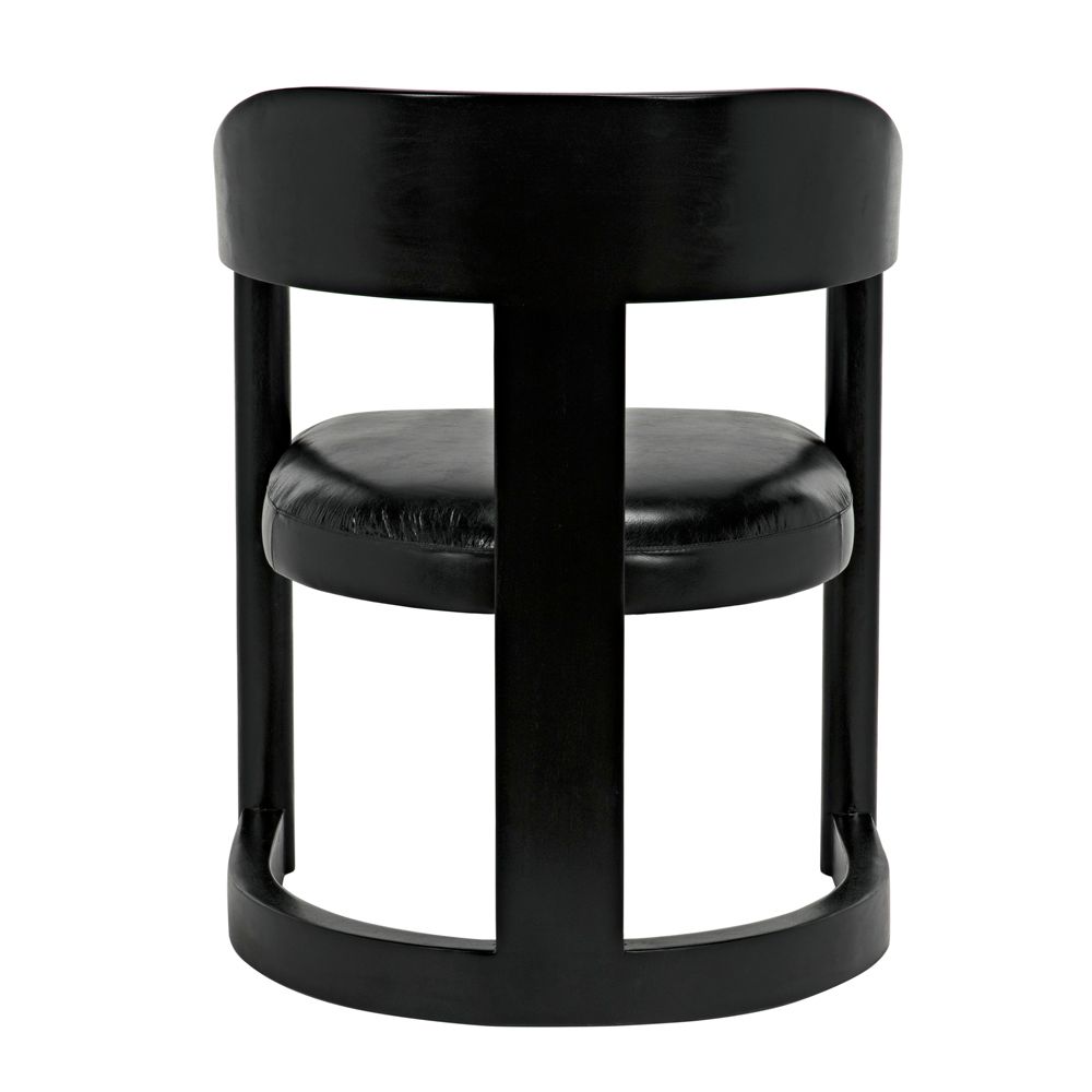 Mccormick Chair, Charcoal Black by NOIR