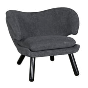 Valerie Chair with Grey Fabric by NOIR