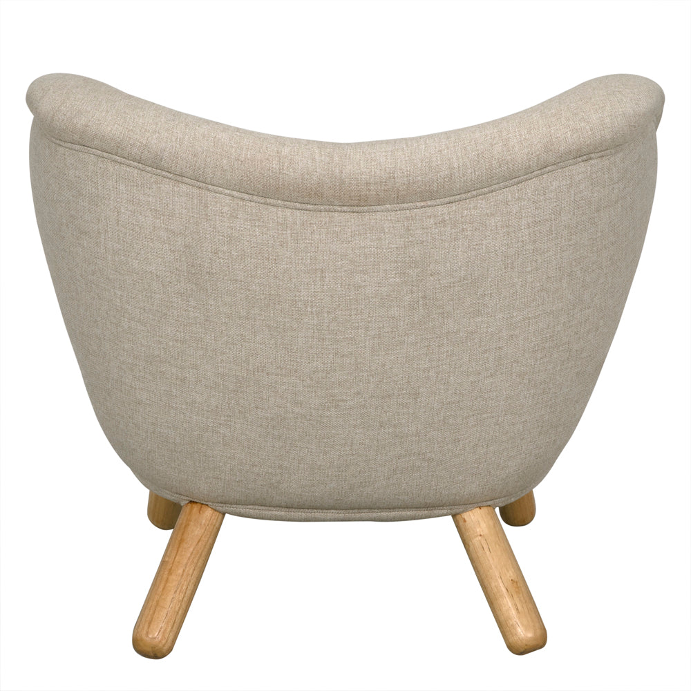 Valerie Chair with Wheat Fabric by NOIR