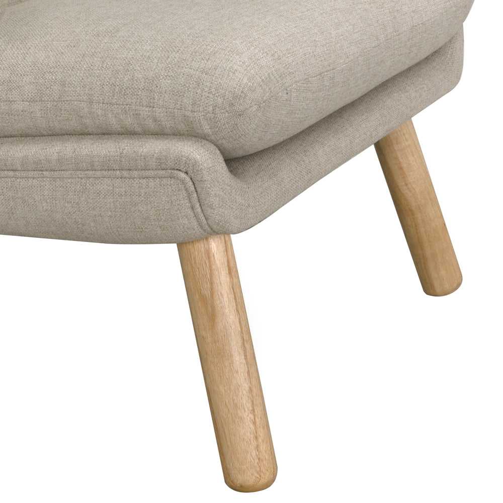 Valerie Chair with Wheat Fabric by NOIR