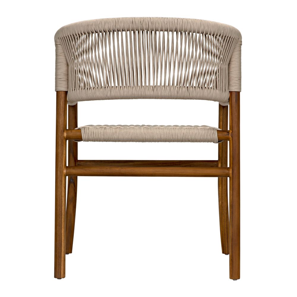Conrad Chair, Teak with Woven Rope by NOIR