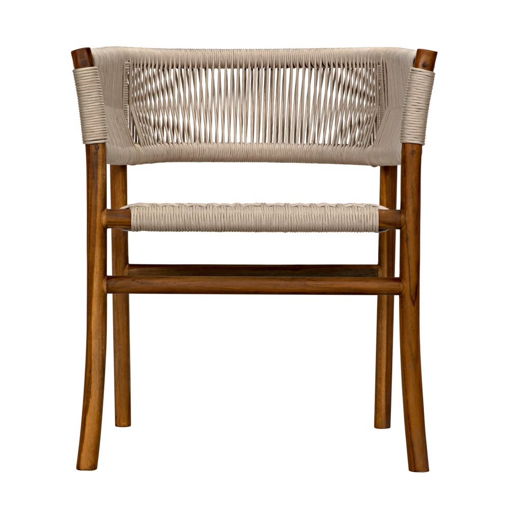 Conrad Chair, Teak with Woven Rope by NOIR
