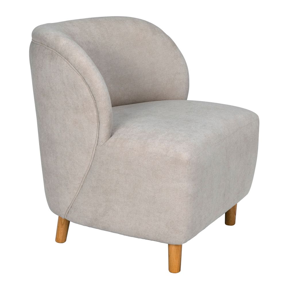 Laffont Chair with Wheat Fabric by NOIR