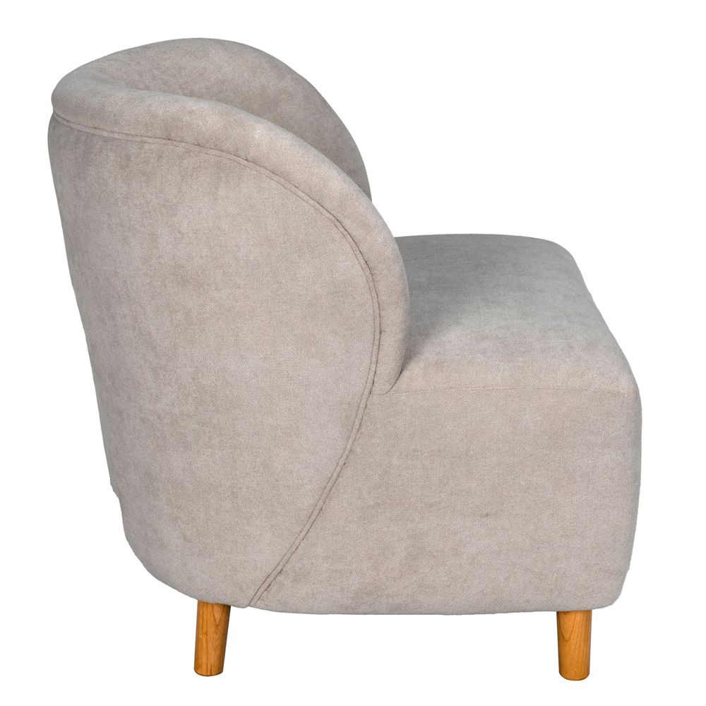 Laffont Chair with Wheat Fabric by NOIR