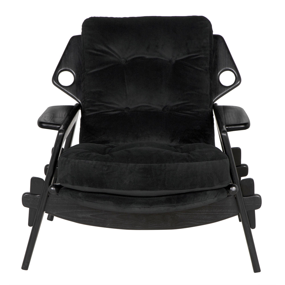 Pax Chair with cFc Performance Velvet Upholstery by NOIR
