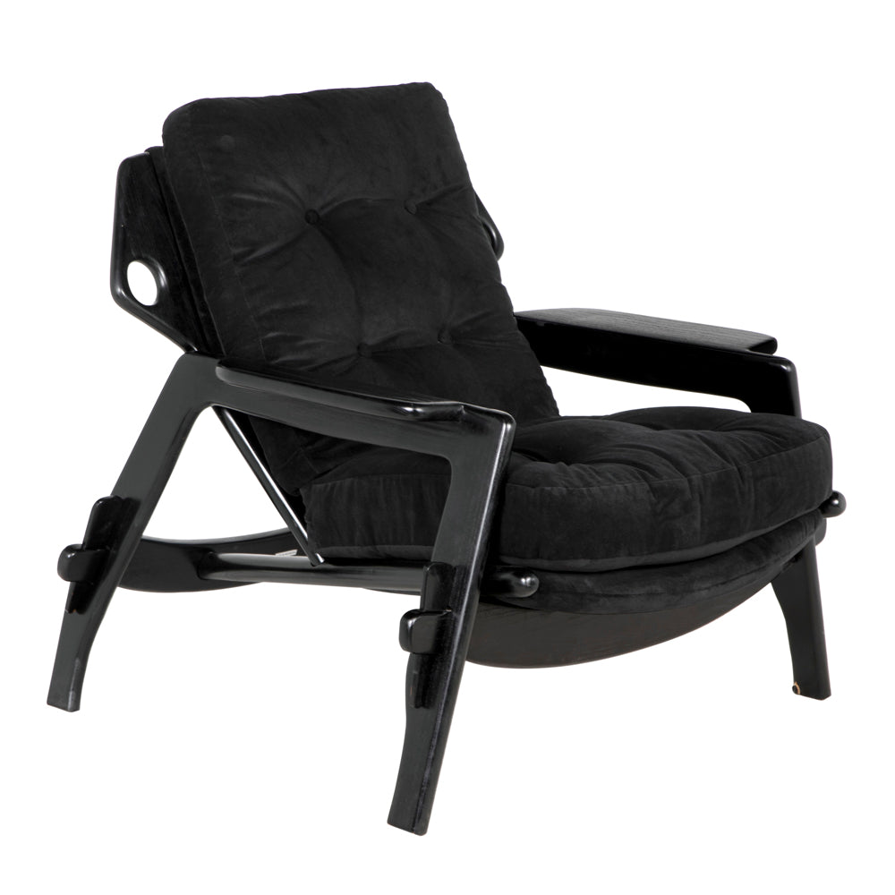 Pax Chair with cFc Performance Velvet Upholstery by NOIR