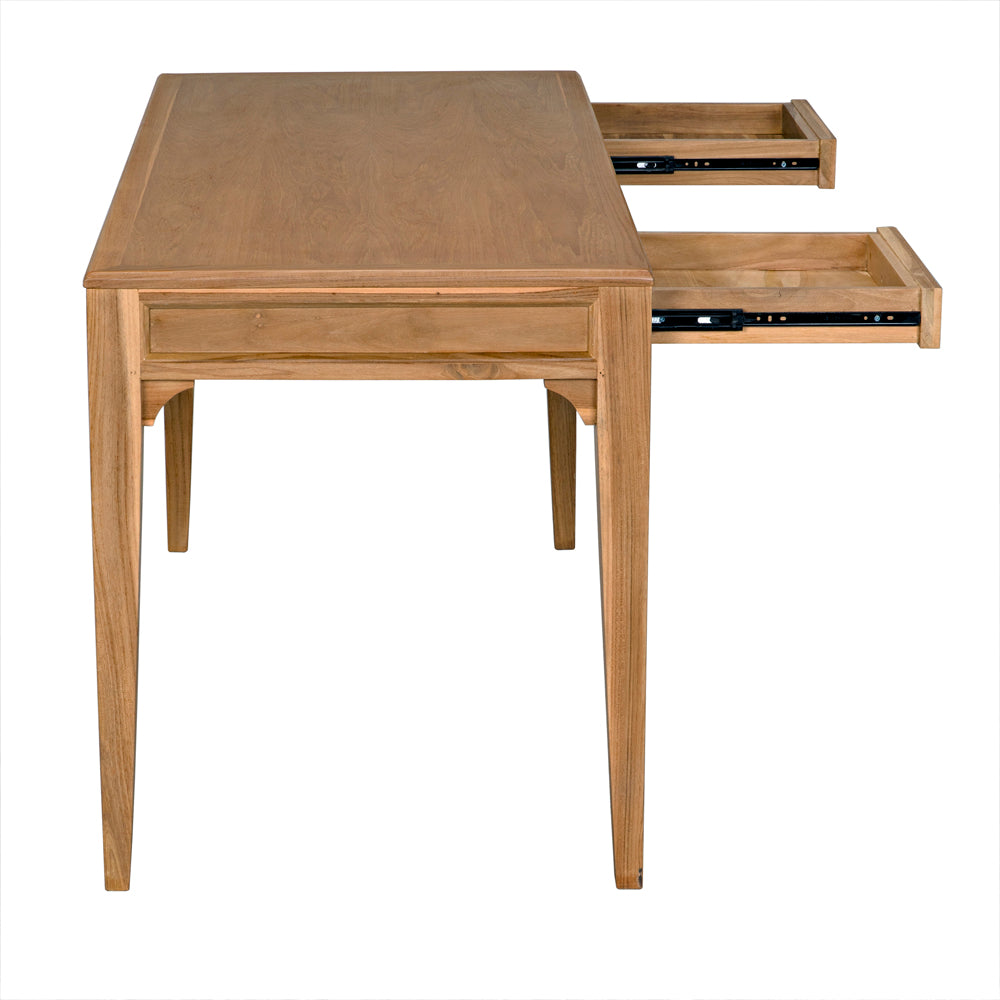 Ambrose Desk, Bleached Teak by NOIR