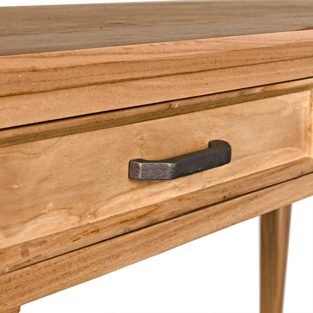 Ambrose Desk, Bleached Teak by NOIR