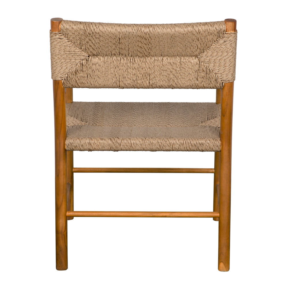 Franco Arm Chair, Teak with Synthetic Woven by NOIR