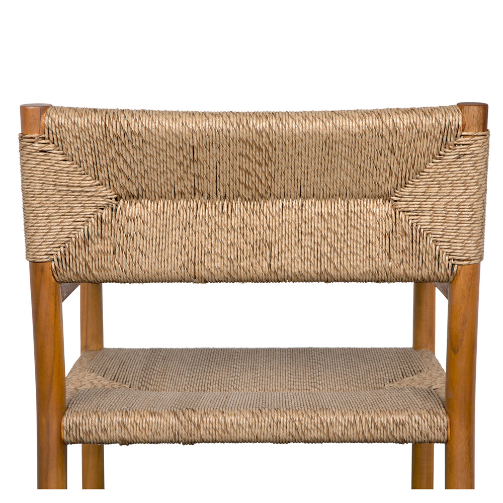 Franco Arm Chair, Teak with Synthetic Woven by NOIR