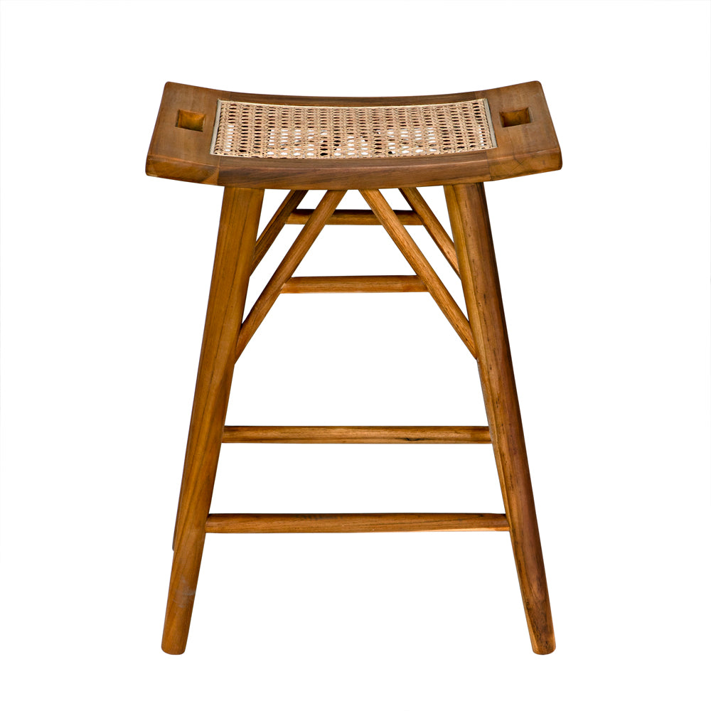 Murphy Counter Stool, Teak by NOIR