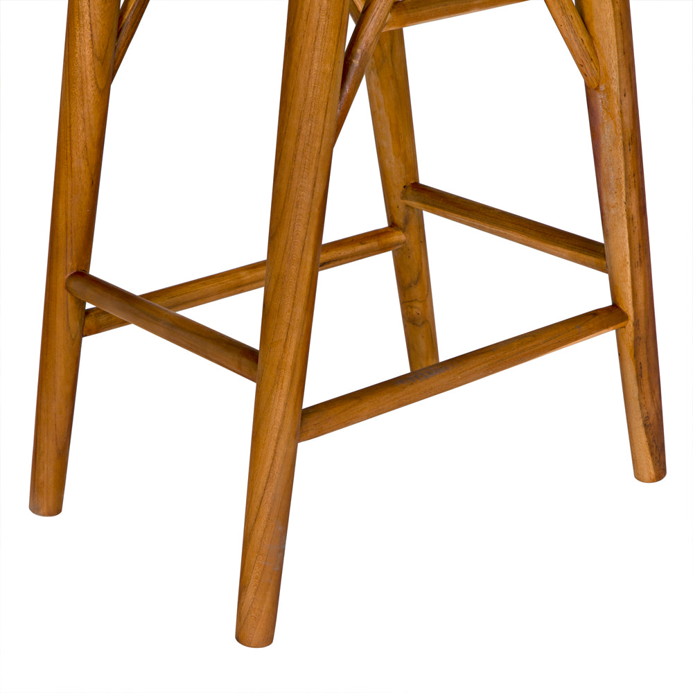Murphy Counter Stool, Teak by NOIR