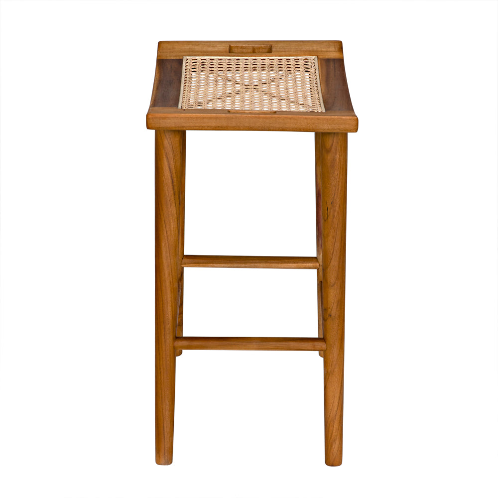 Murphy Counter Stool, Teak by NOIR