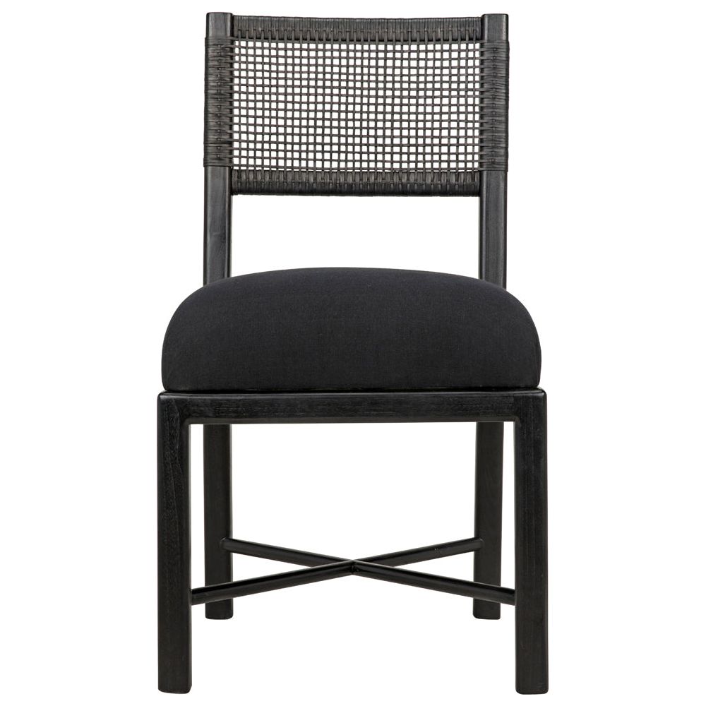 Lobos Chair, Charcoal Black by NOIR