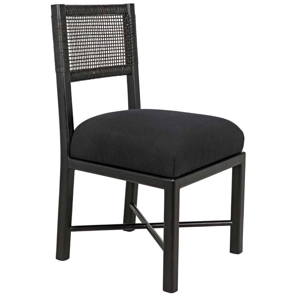 Lobos Chair, Charcoal Black by NOIR