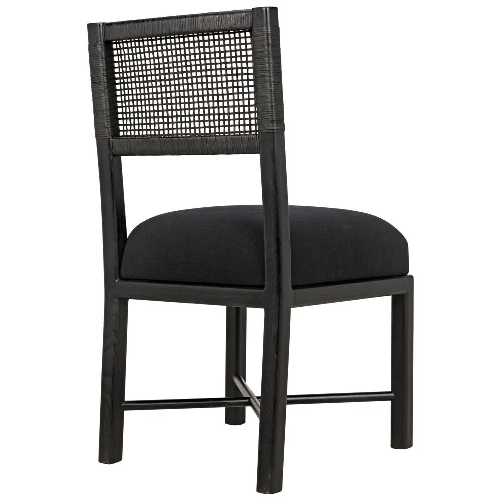 Lobos Chair, Charcoal Black by NOIR